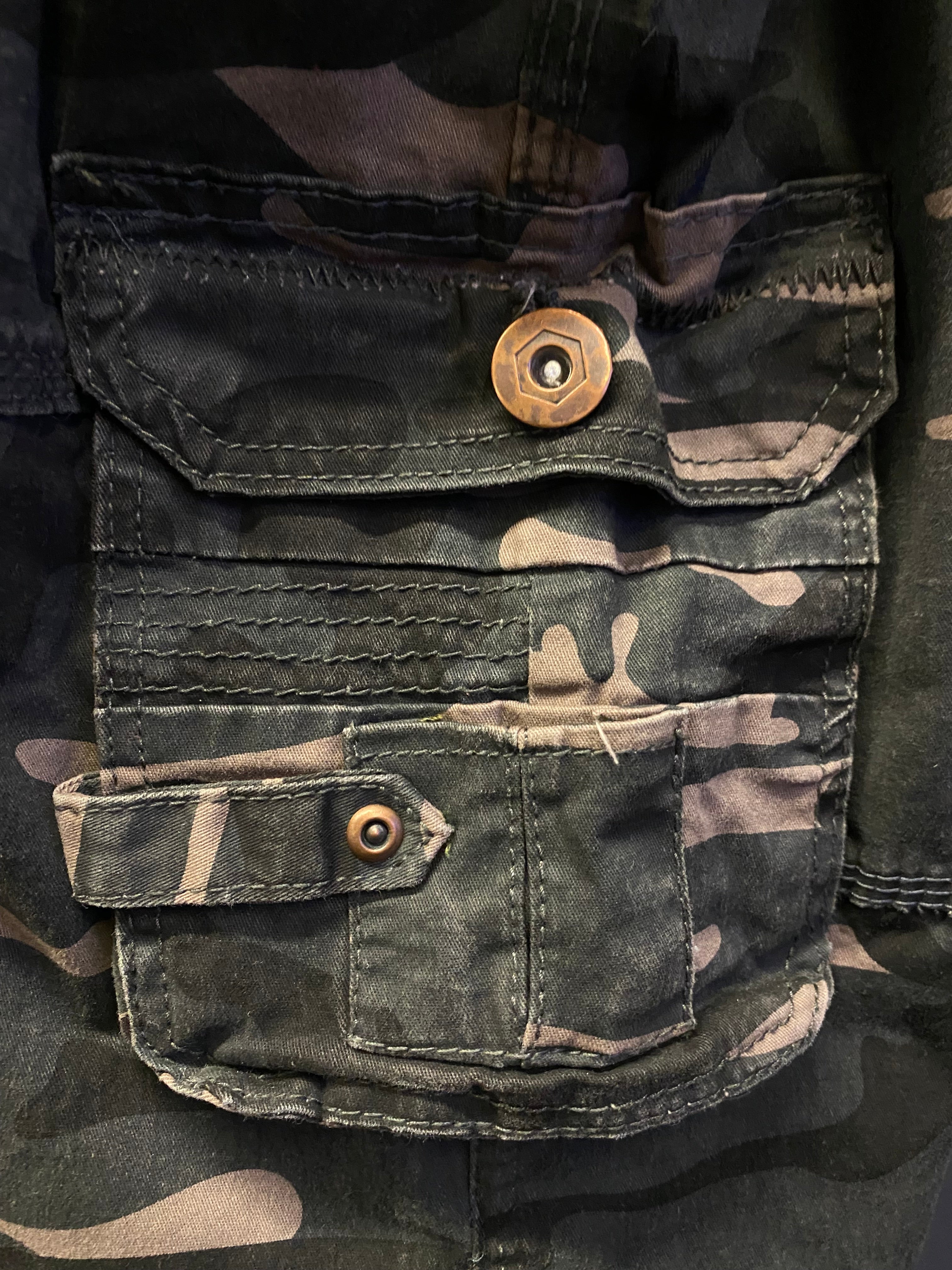 Pantaloni Flare mimetici Yohan’s Custom - uomo XXL | R3BORN