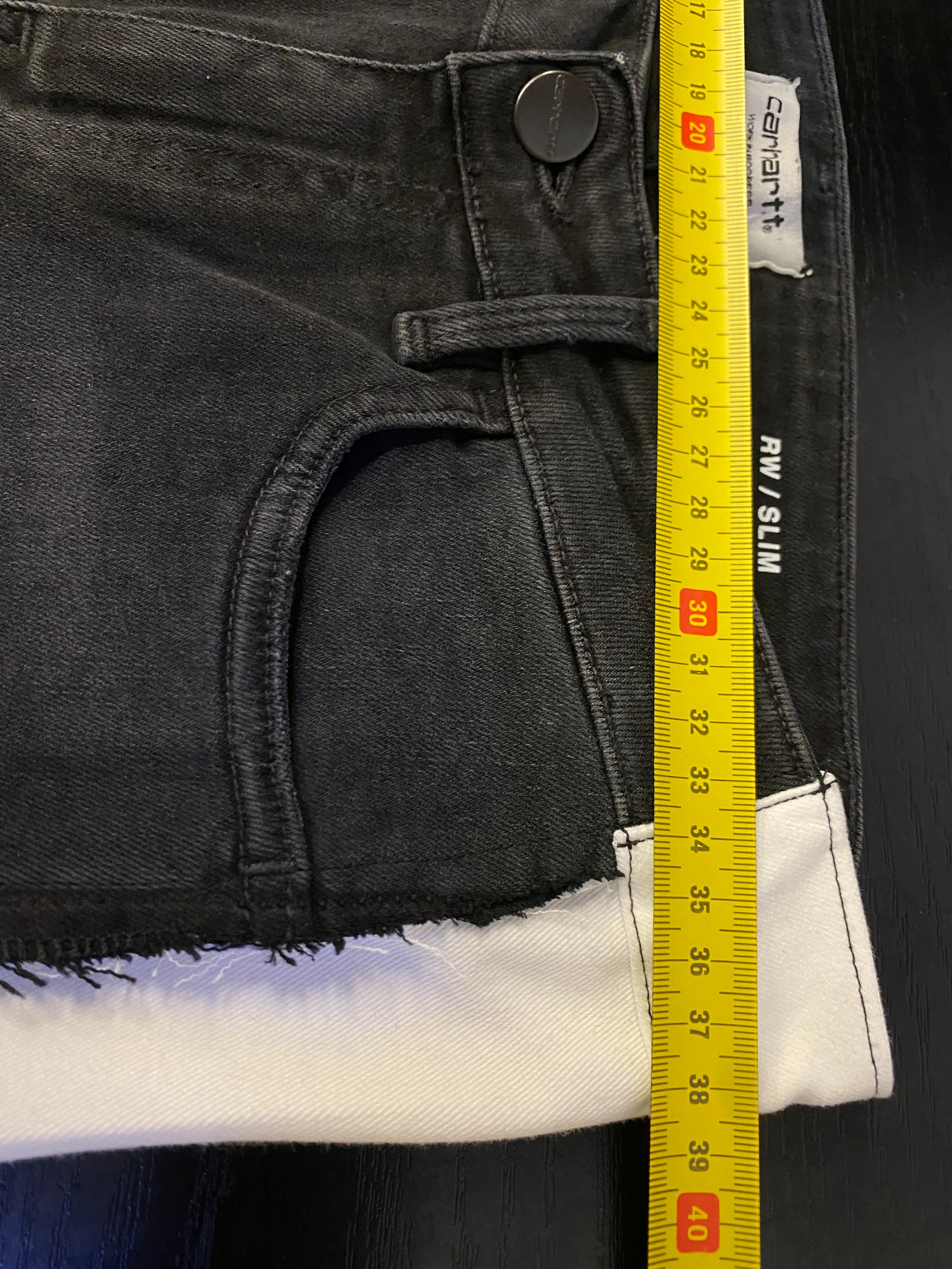 Carhartt Women's Stretch Black Custom Jeans M | R3BORN