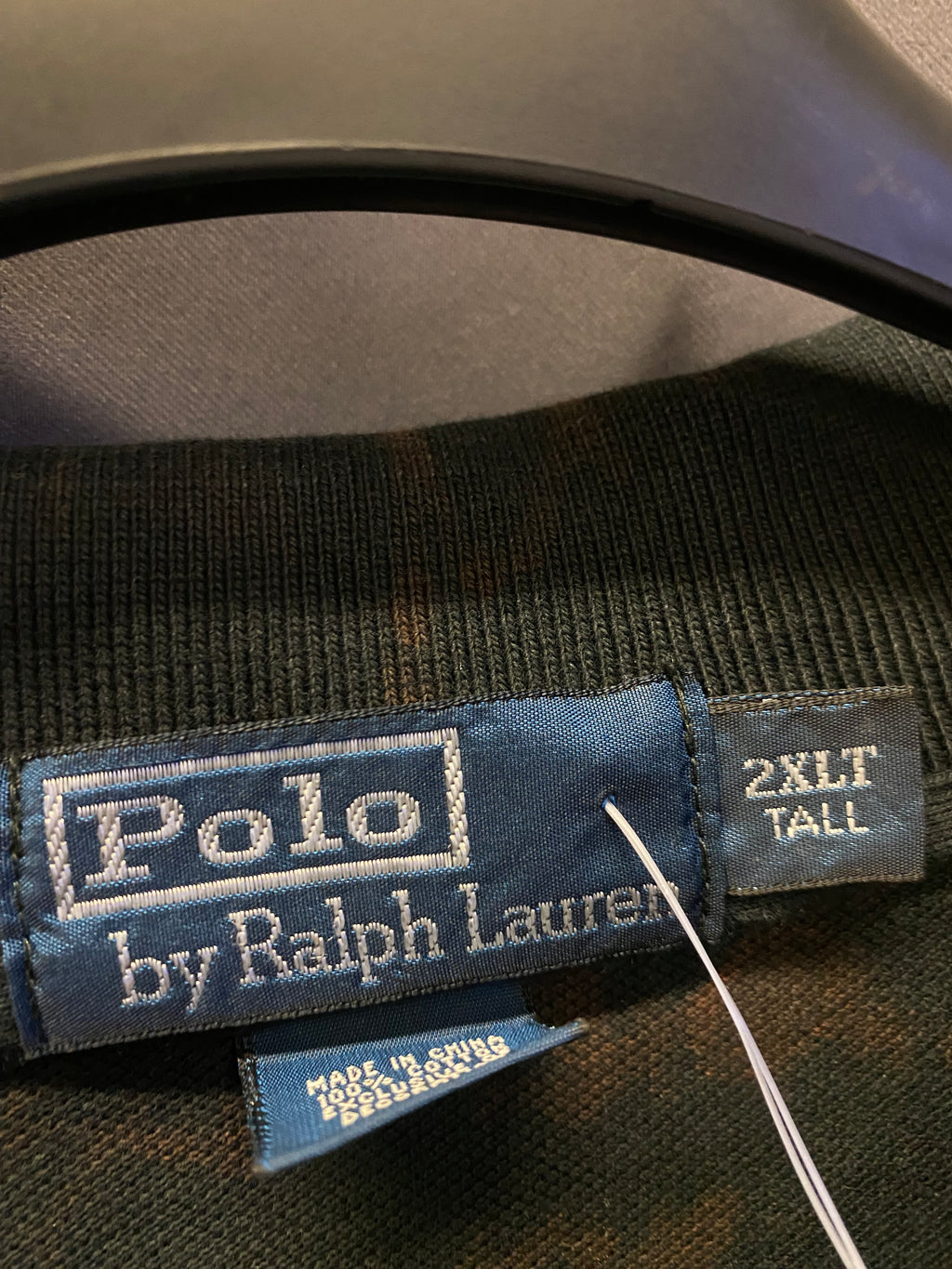 Polo crop Ralph Lauren a maniche lunghe Custom - uomo XXL | R3BORN