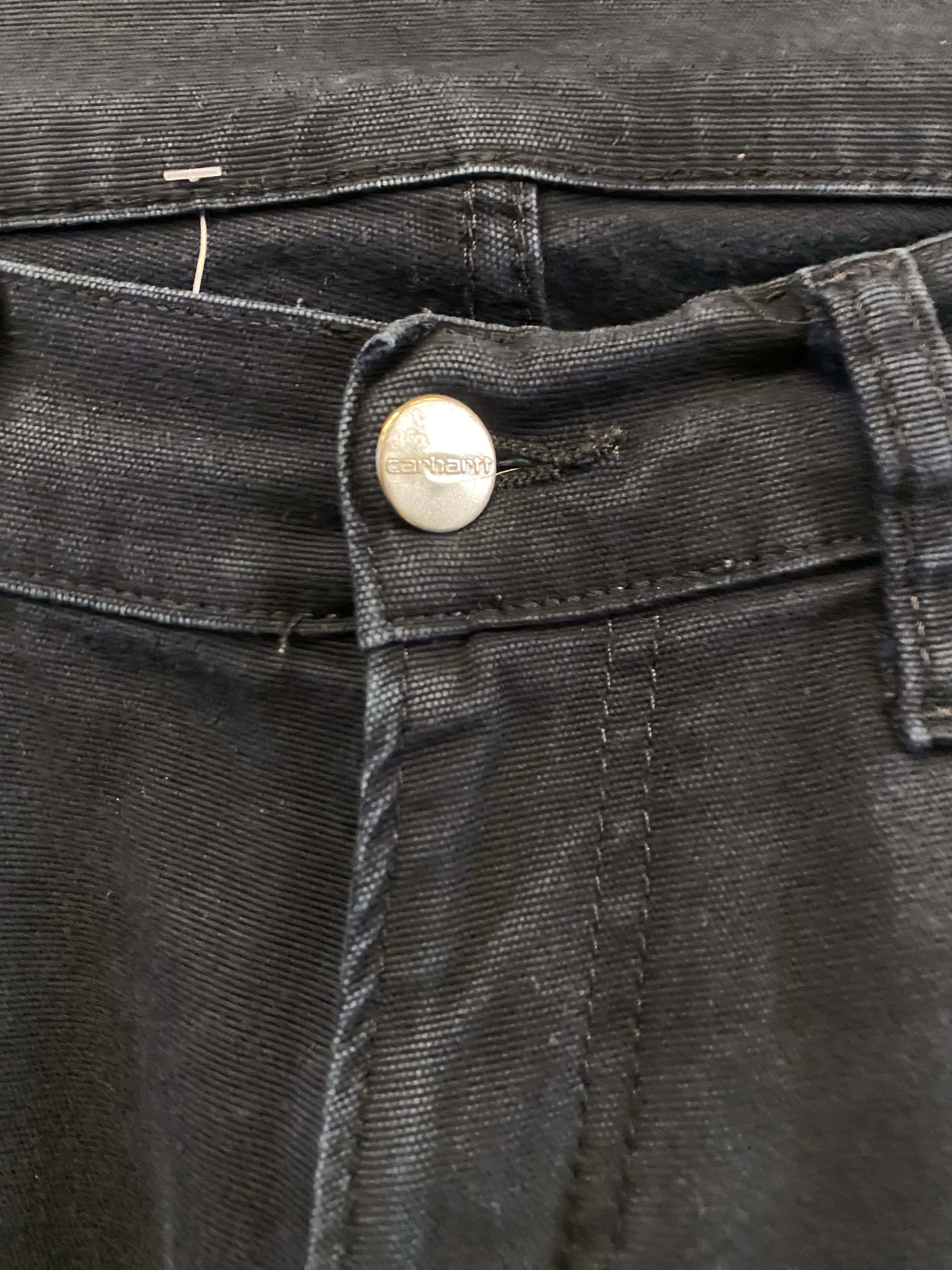 Carhartt Women's Stretch Black Custom Jeans M | R3BORN