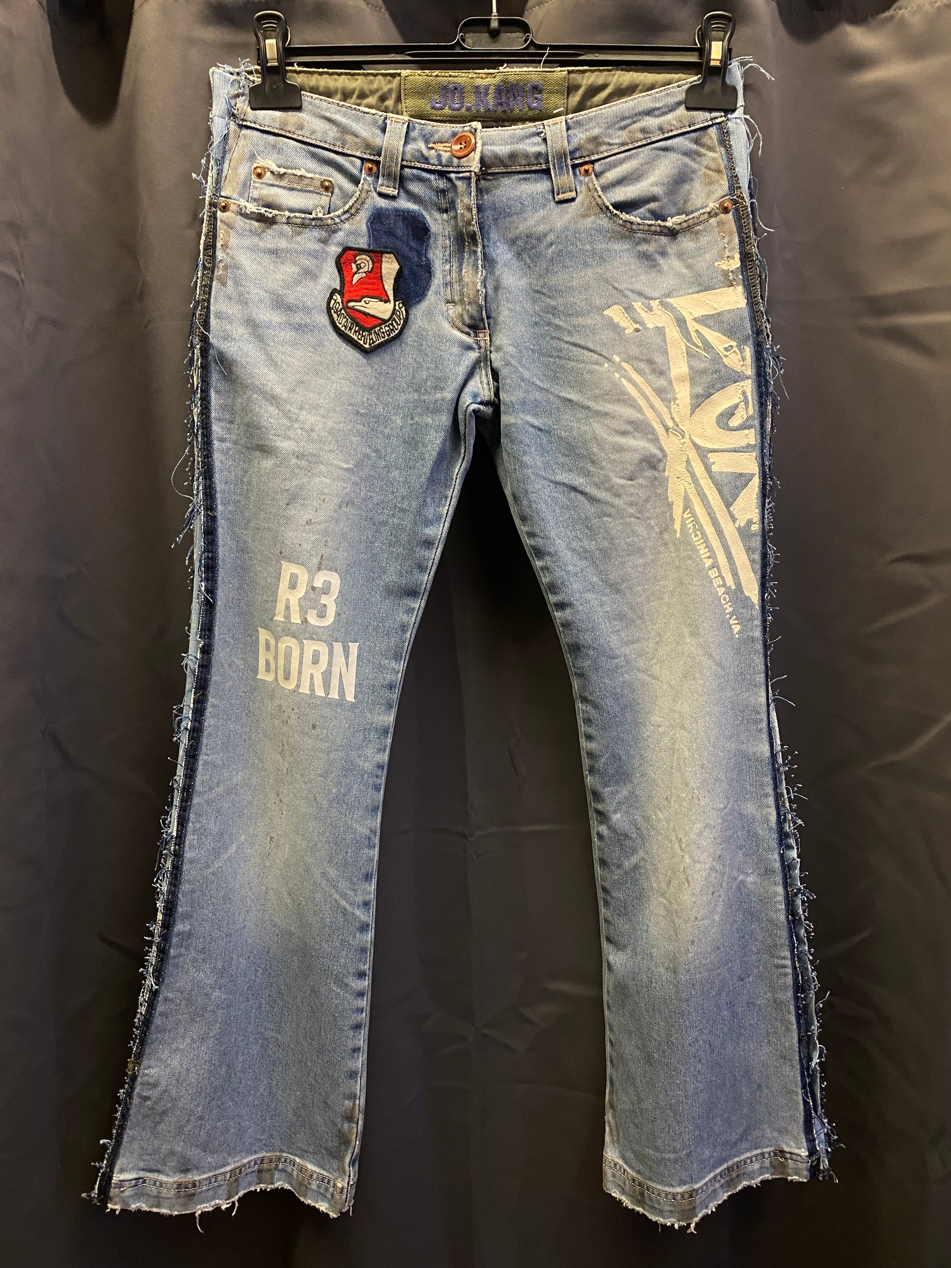 Jeans Bootcut Y2K Jo. Kang Custom - donna S | R3BORN