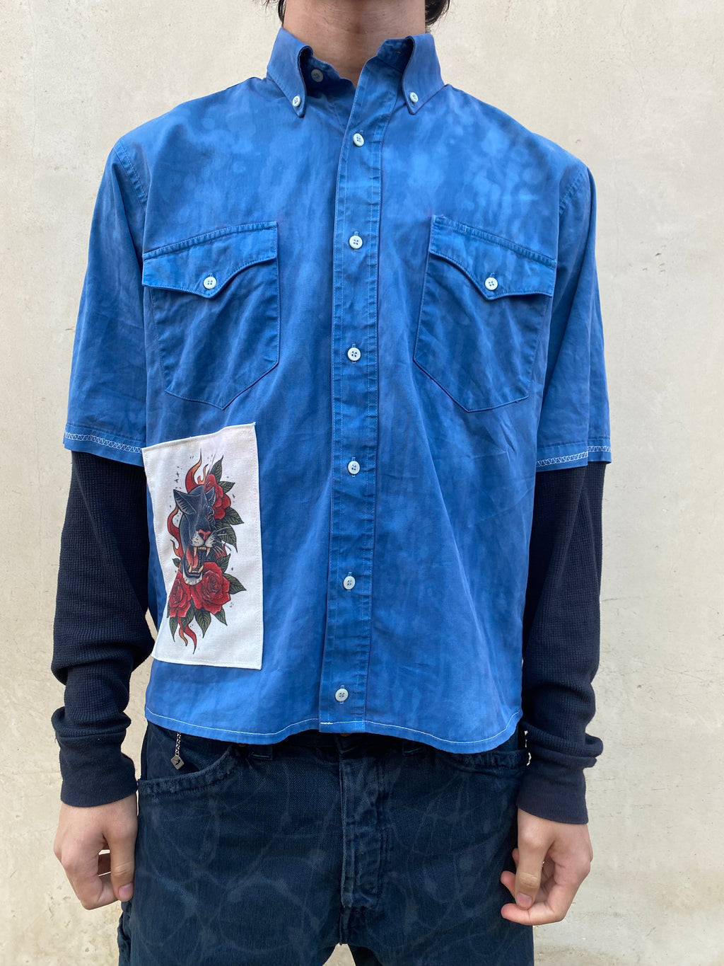 Camicia box fit Wrangler Custom - uomo M | R3BORN