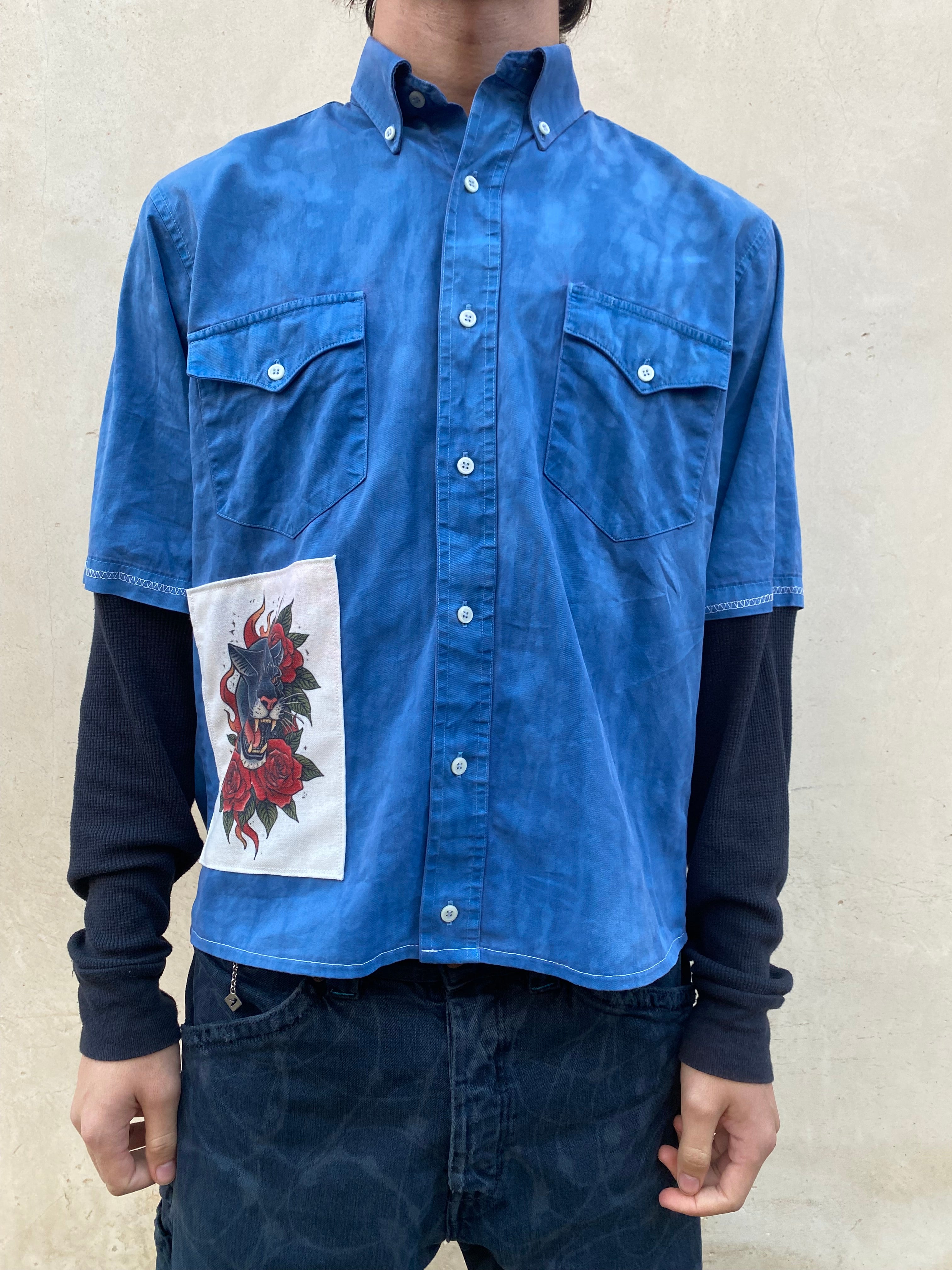 Camicia box fit Wrangler Custom - uomo M | R3BORN