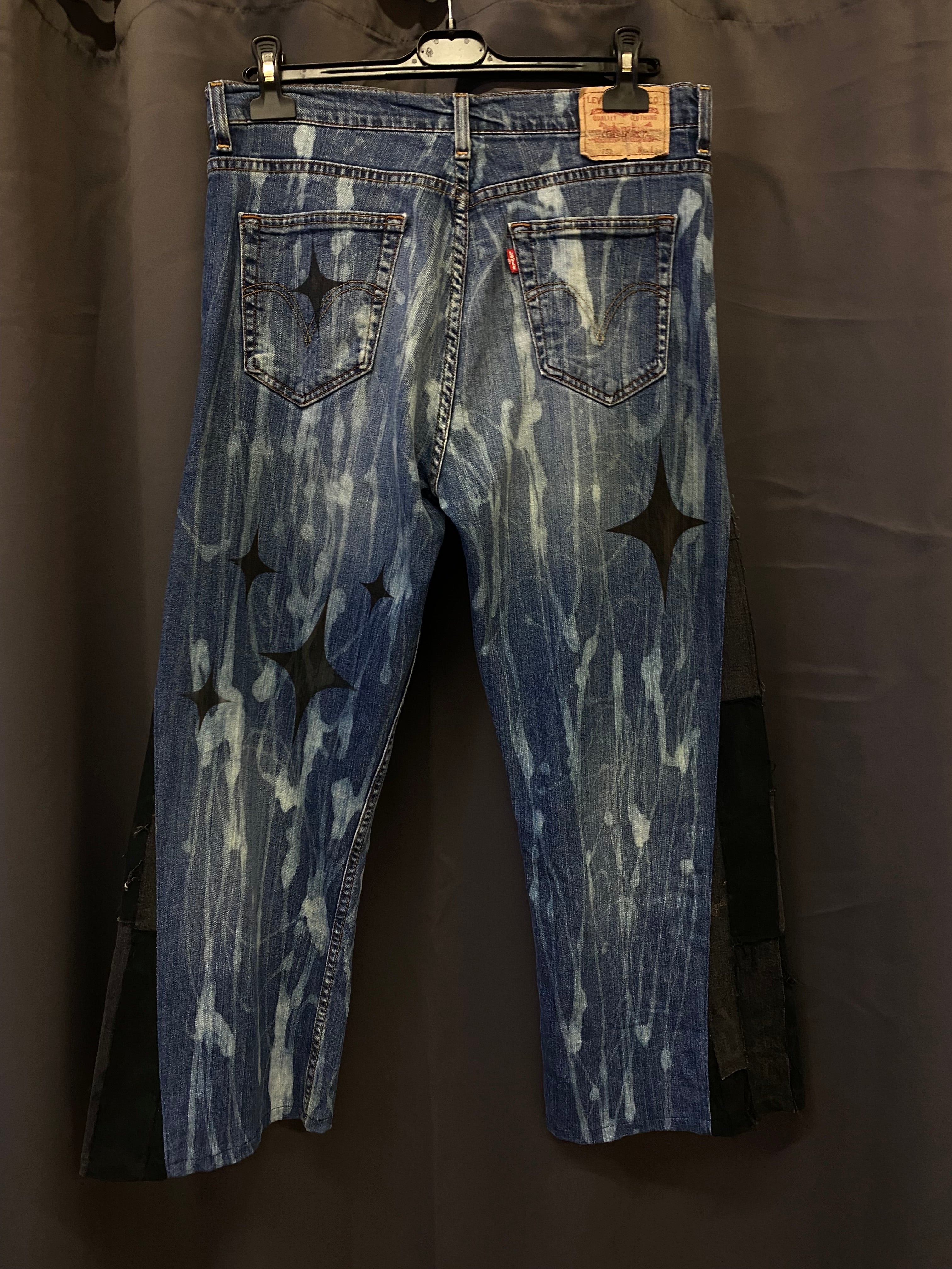 Jeans Flare Levi's Custom Vintage Patchwork - Uomo M | R3BORN