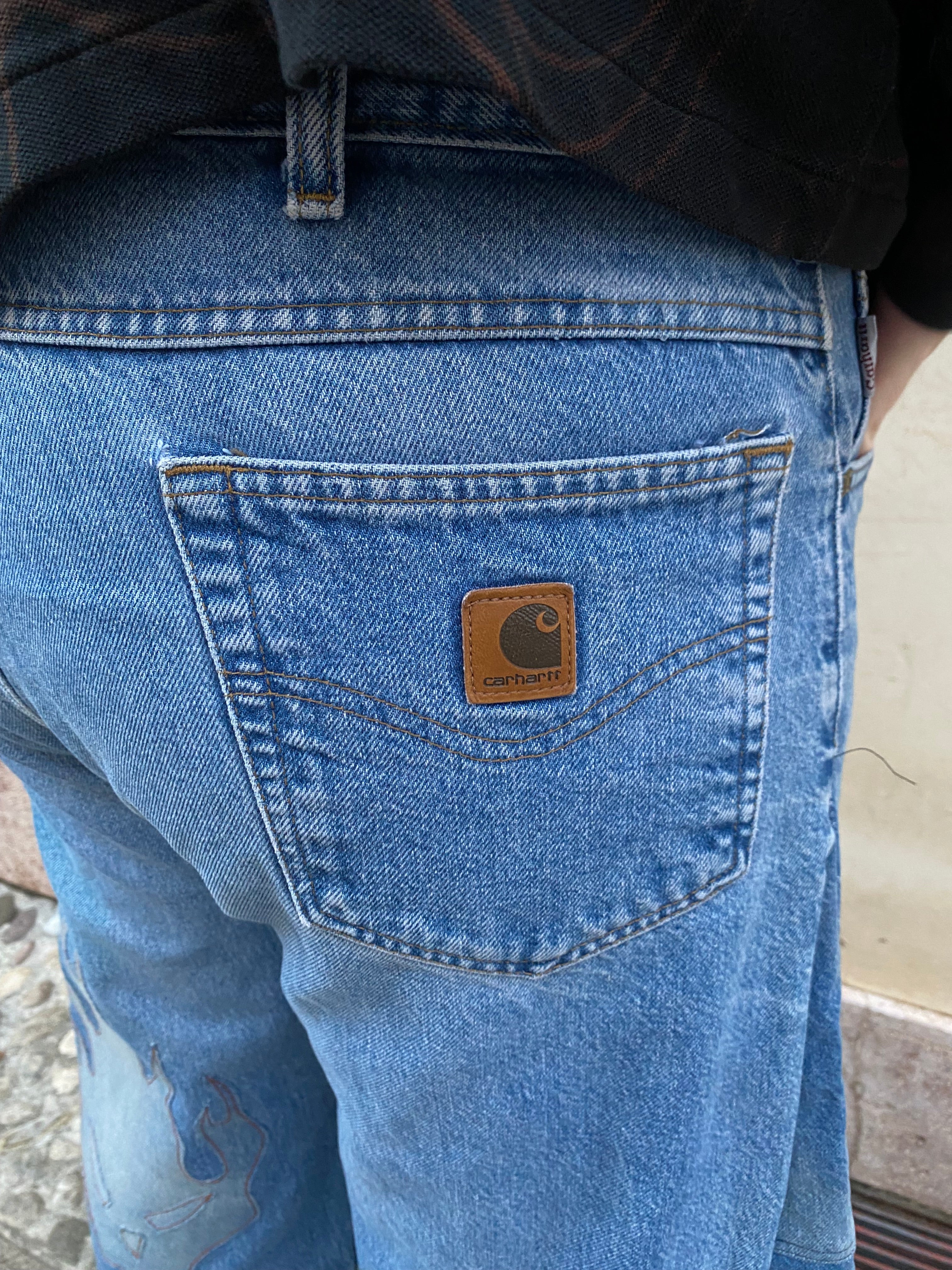 Jeans Baggy Carhartt Custom - Uomo XXL | R3BORN
