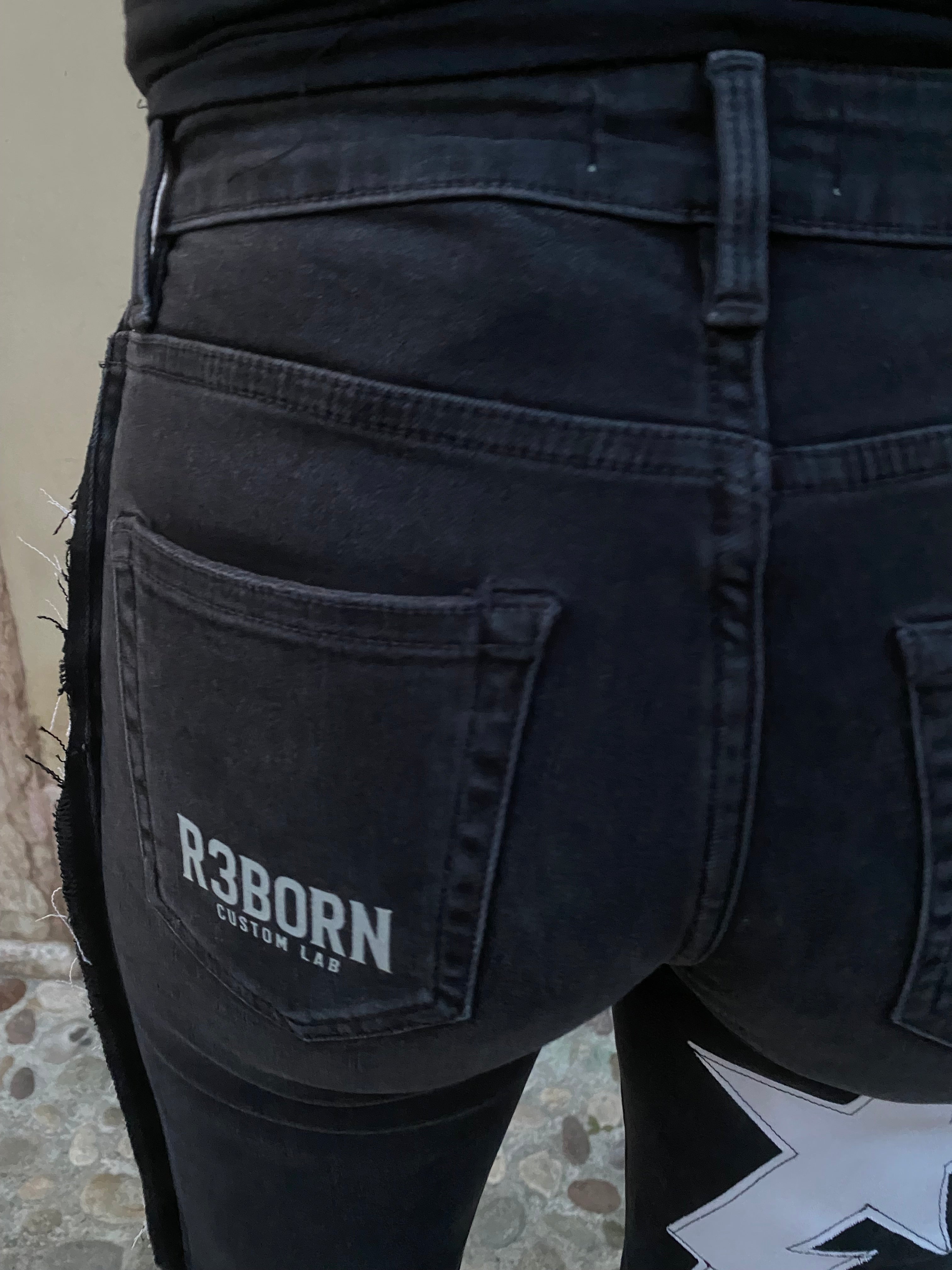 Jeans Carhartt Neri Elasticizzati Custom Donna M | R3BORN