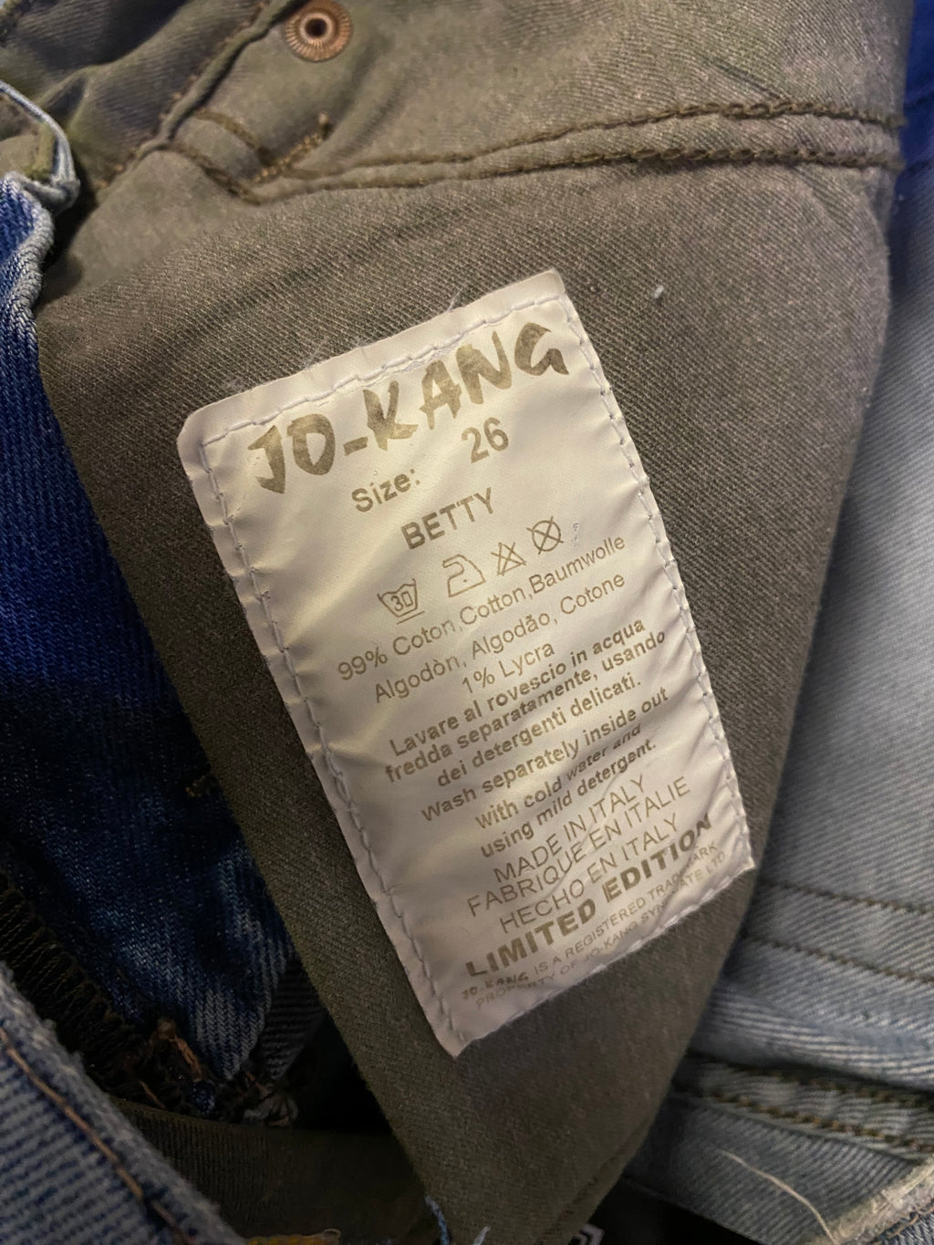 Jeans Bootcut Y2K Jo. Kang Custom - donna S | R3BORN