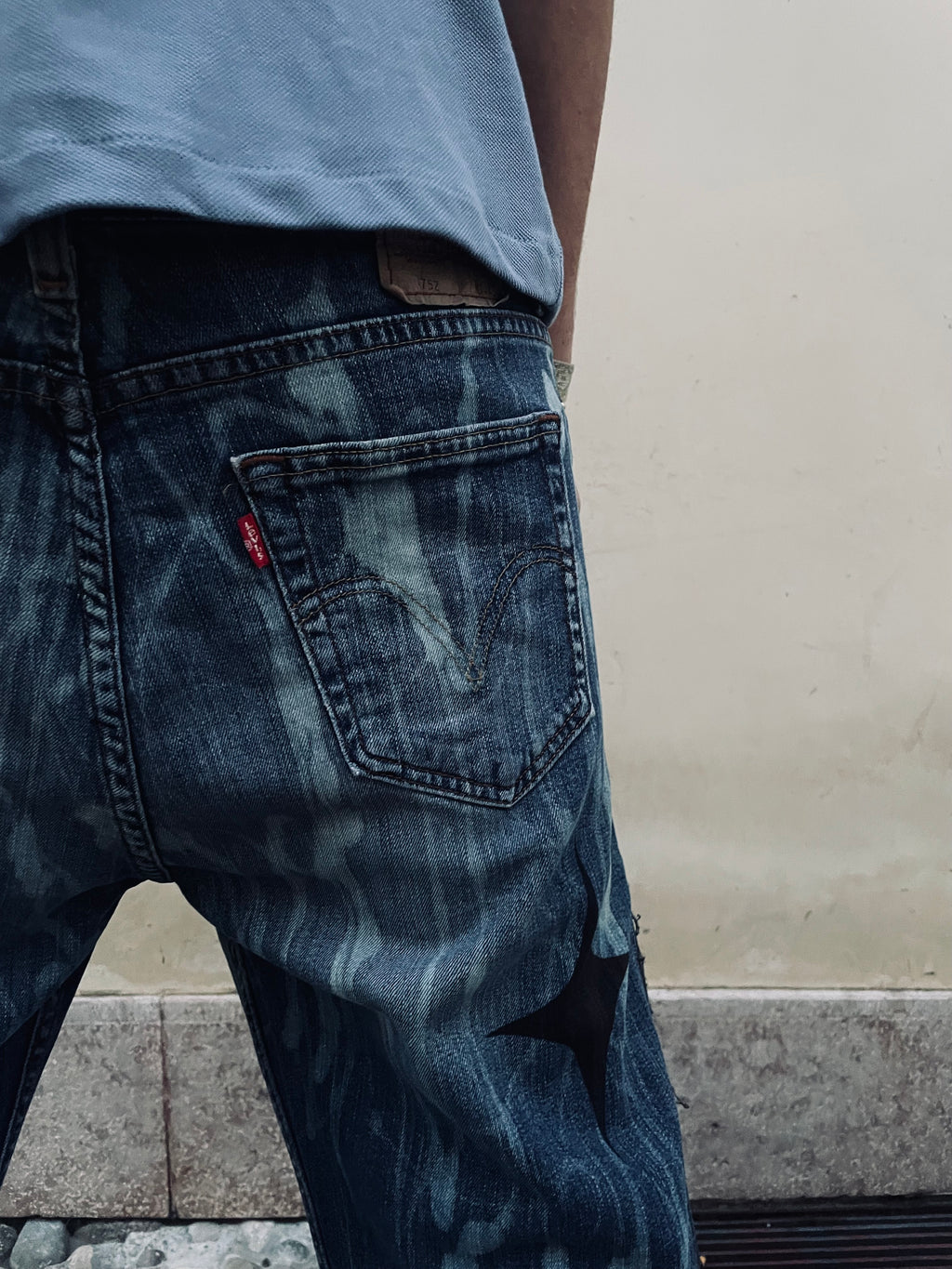 Jeans Flare Levi's Custom Vintage Patchwork - Uomo M | R3BORN