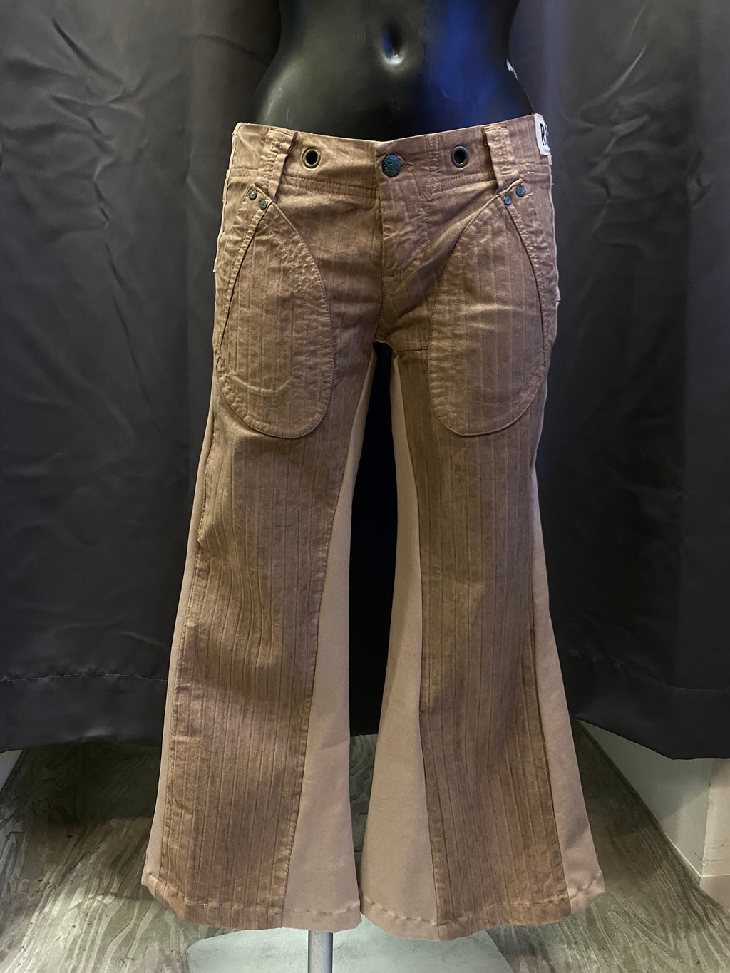 Pantaloni Diesel Y2K a zampa Custom - donna S | R3BORN