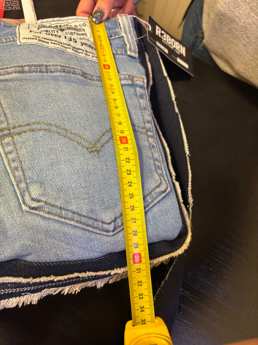 Tracolla Levi’s in denim Custom | R3BORN