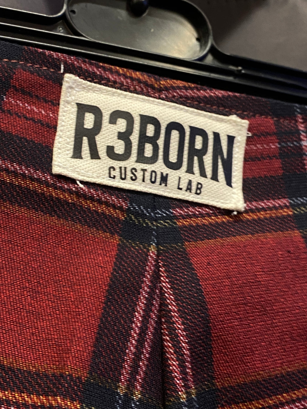 Pantalone a zampa tartan Rose D. Custom - donna M | R3BORN