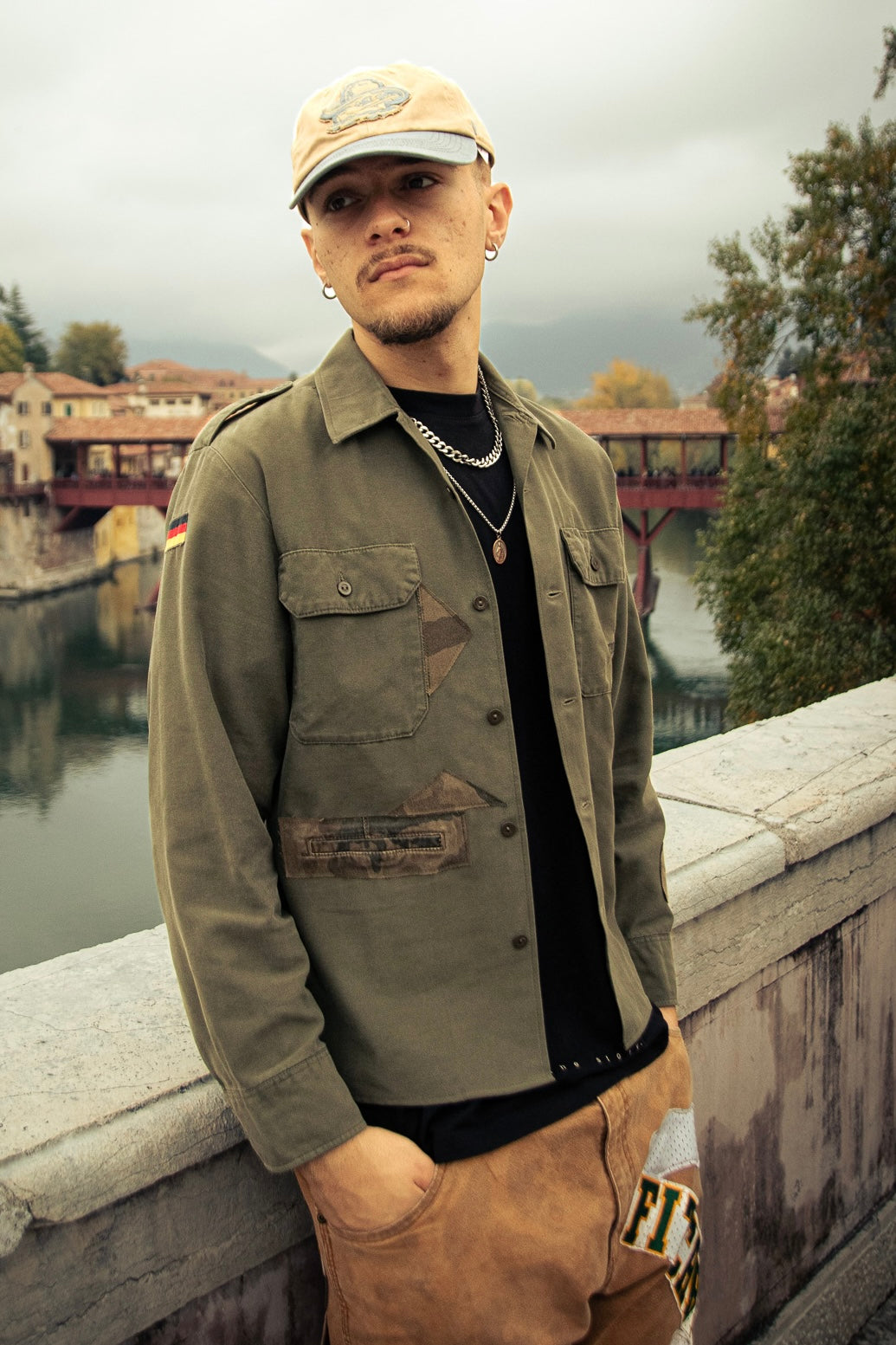 Giacca vintage milizia tedesca anni 80 Custom - uomo L | R3BORN