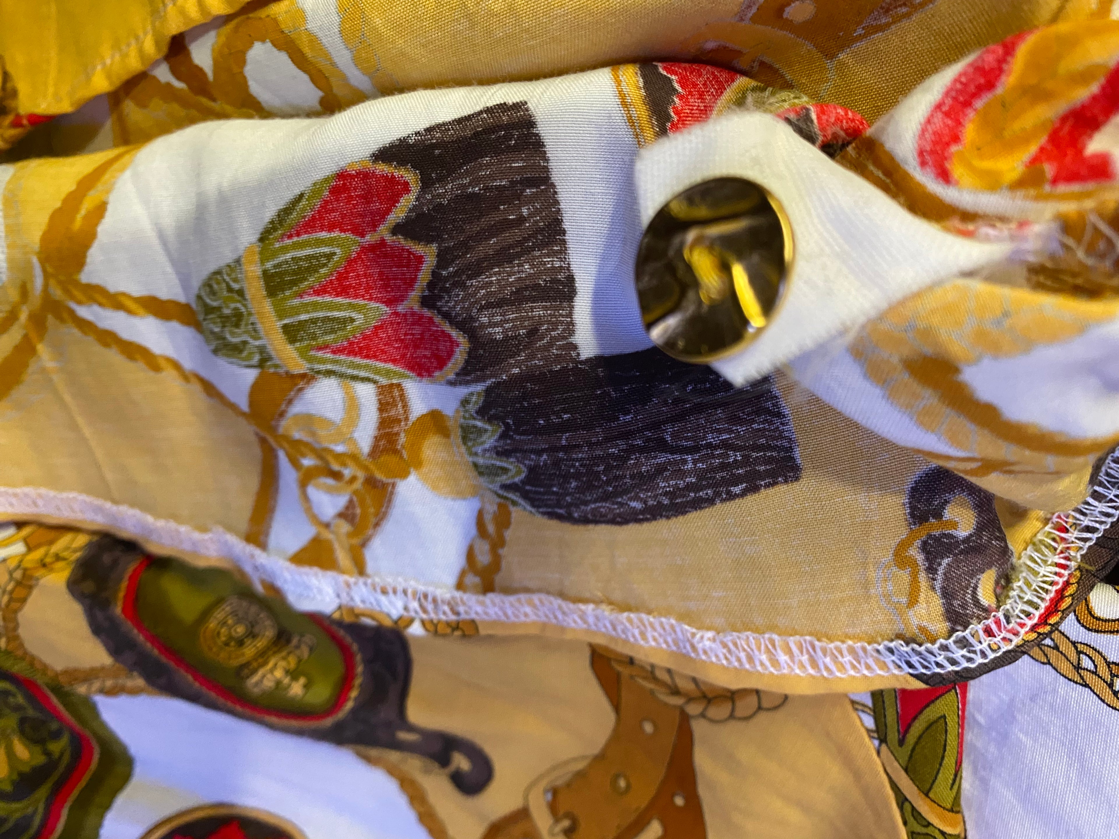 The Legend Custom Baroque Vintage Crop Shirt - Women's Large | R3BORN