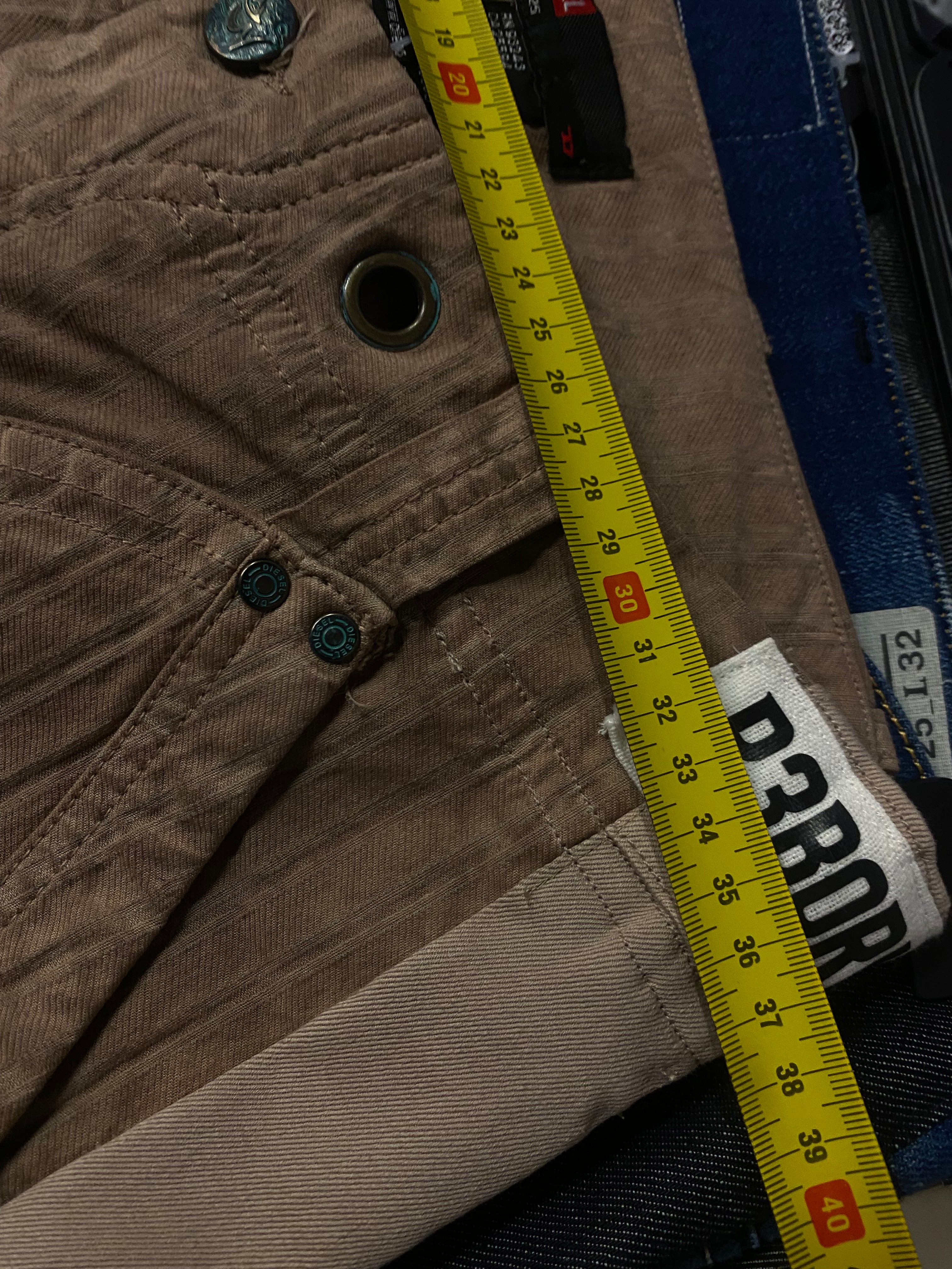 Pantaloni Diesel Y2K a zampa Custom - donna S | R3BORN