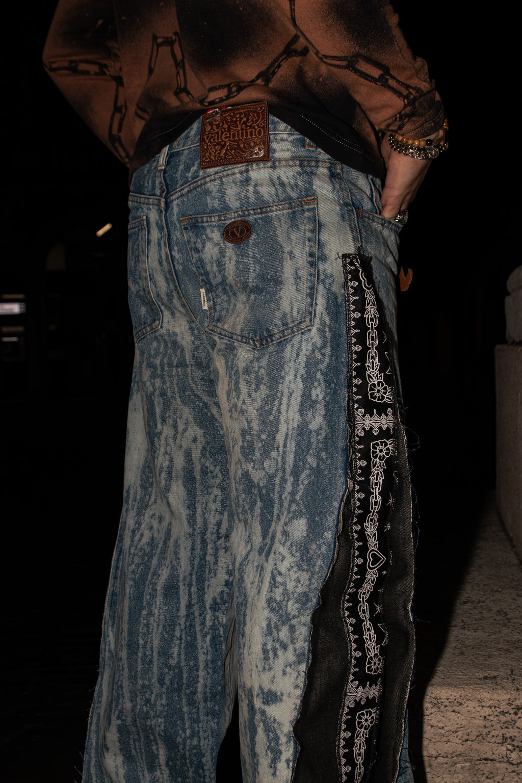 Jeans flare vintage Valentino Custom (M)