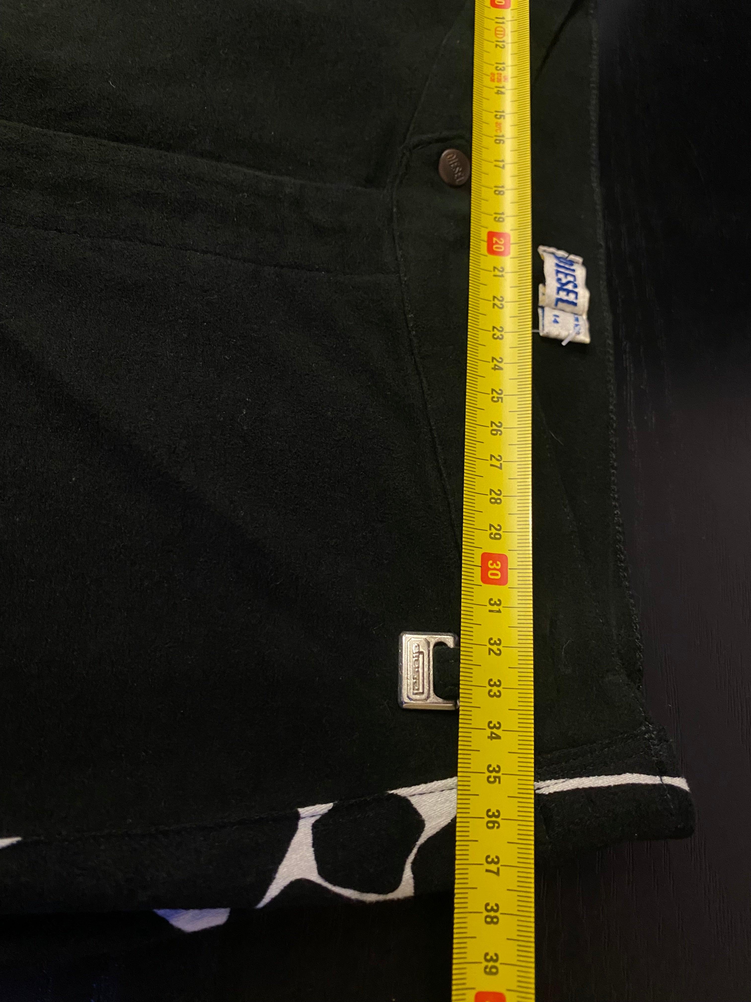 Diesel Custom Y2K Velvet Pants Women's M | R3BORN