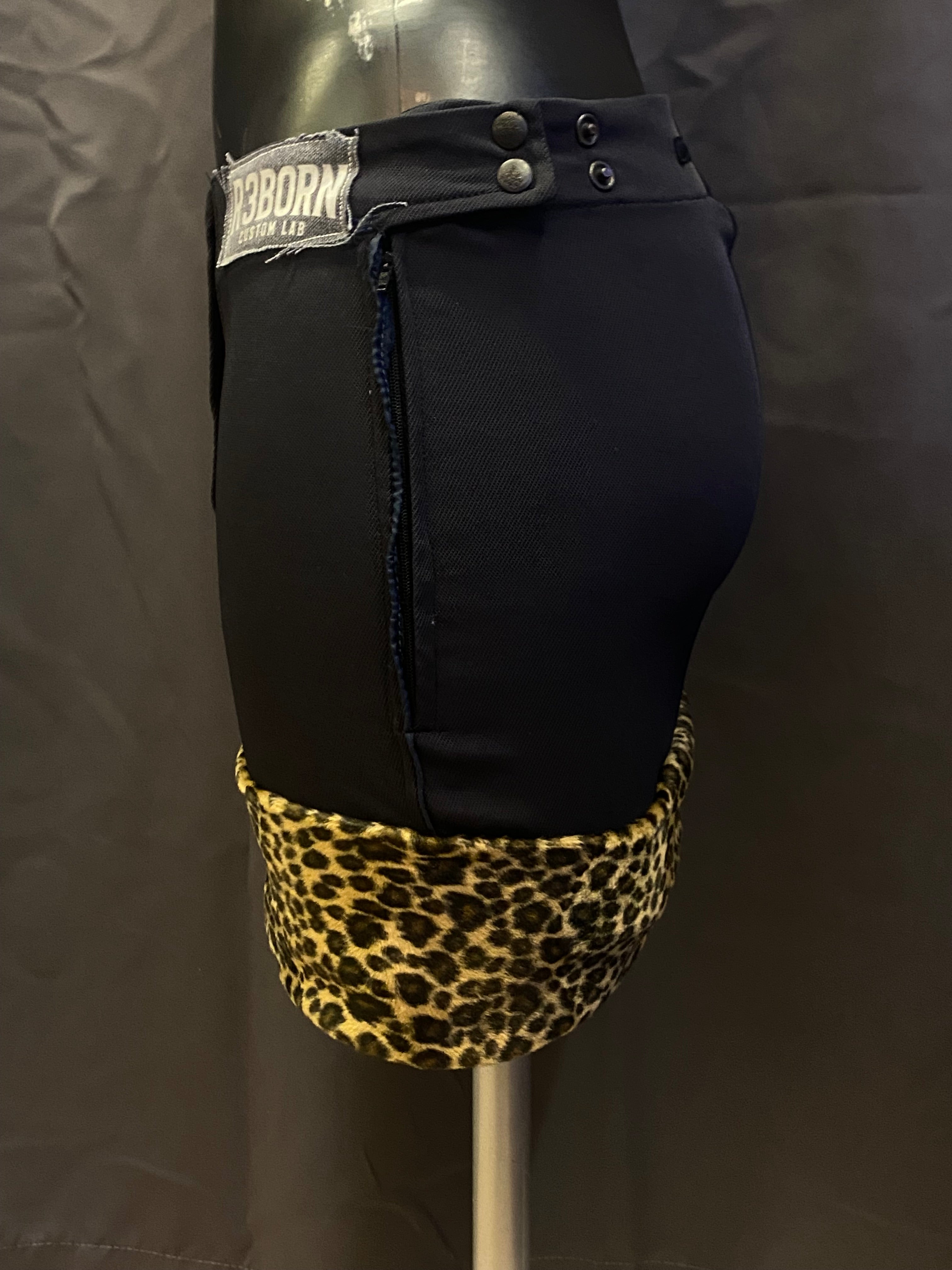 Minigonna Diesel Lab animalier custom - donna S | R3BORN