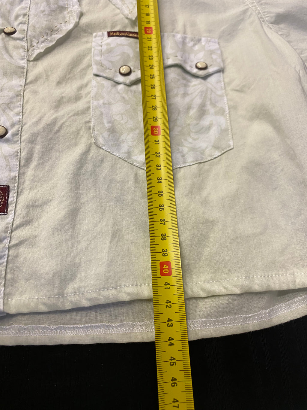 Camicia crop Marlboro Classics Custom - m oversize donna | R3BORN