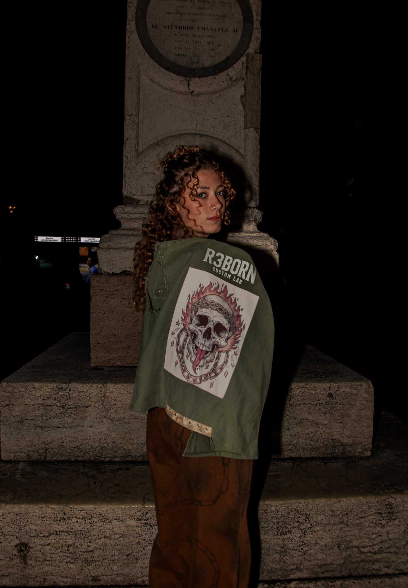 Gilet Vintage Militare Francese Custom Anni 80 - Taglia M | R3BORN