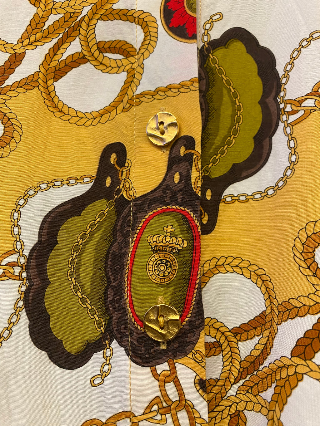 The Legend Custom Baroque Vintage Crop Shirt - Women's Large | R3BORN