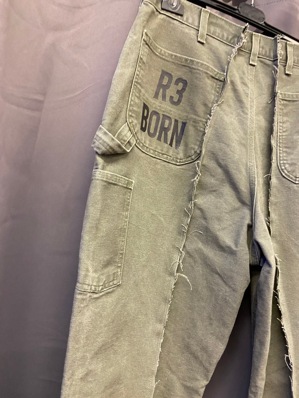 Jeans Baggy Carhartt Carpenter Custom Cachi Uomo M | R3BORN