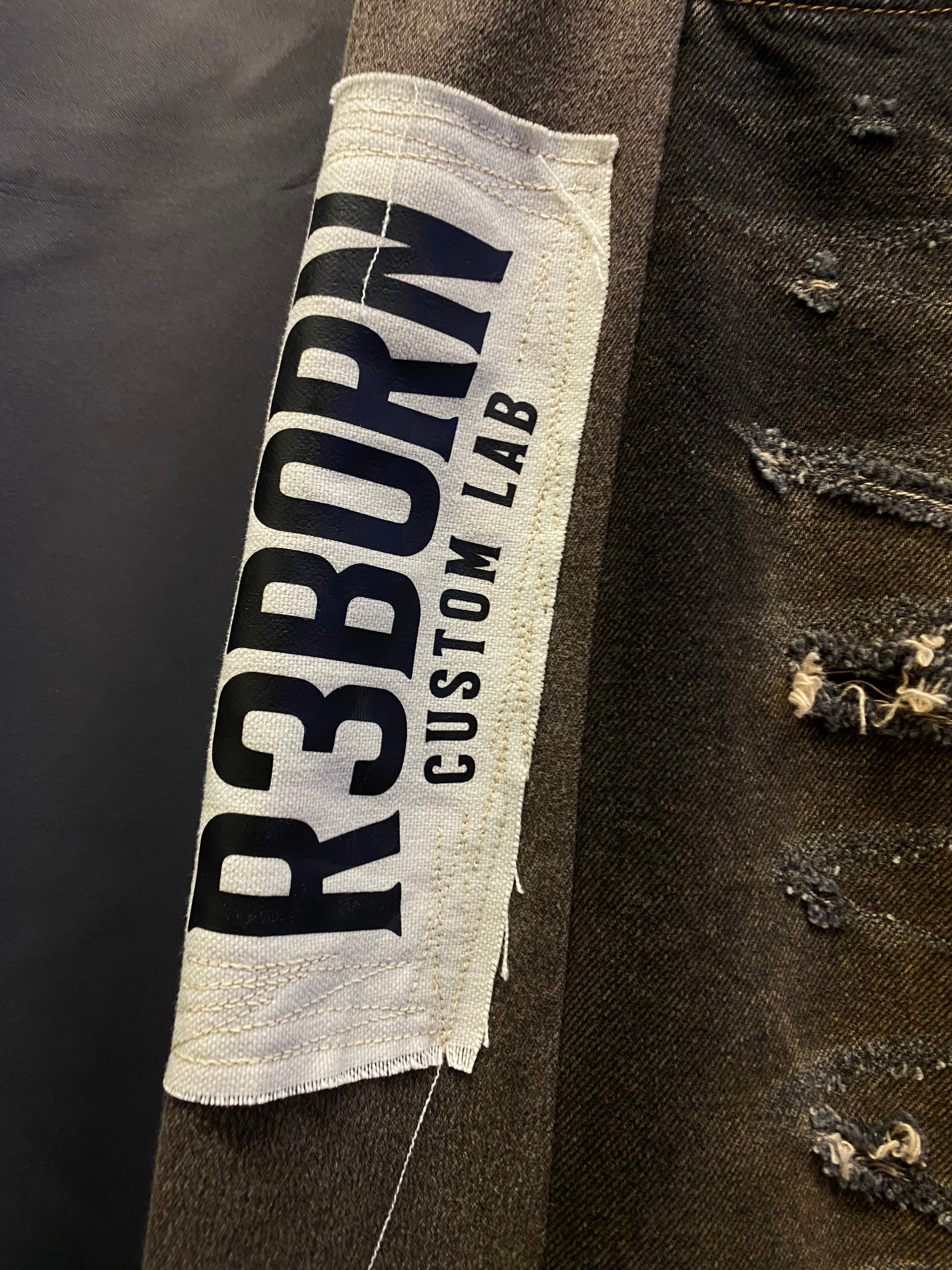 Jeans flare Y2K Sexy Woman Custom - donna L | R3BORN