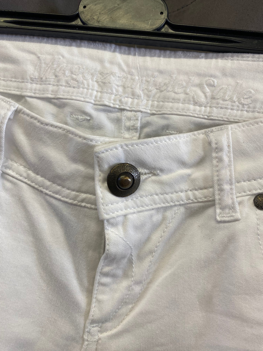 Custom White Salt Warehouse Jeans - Women's Medium | R3BORN