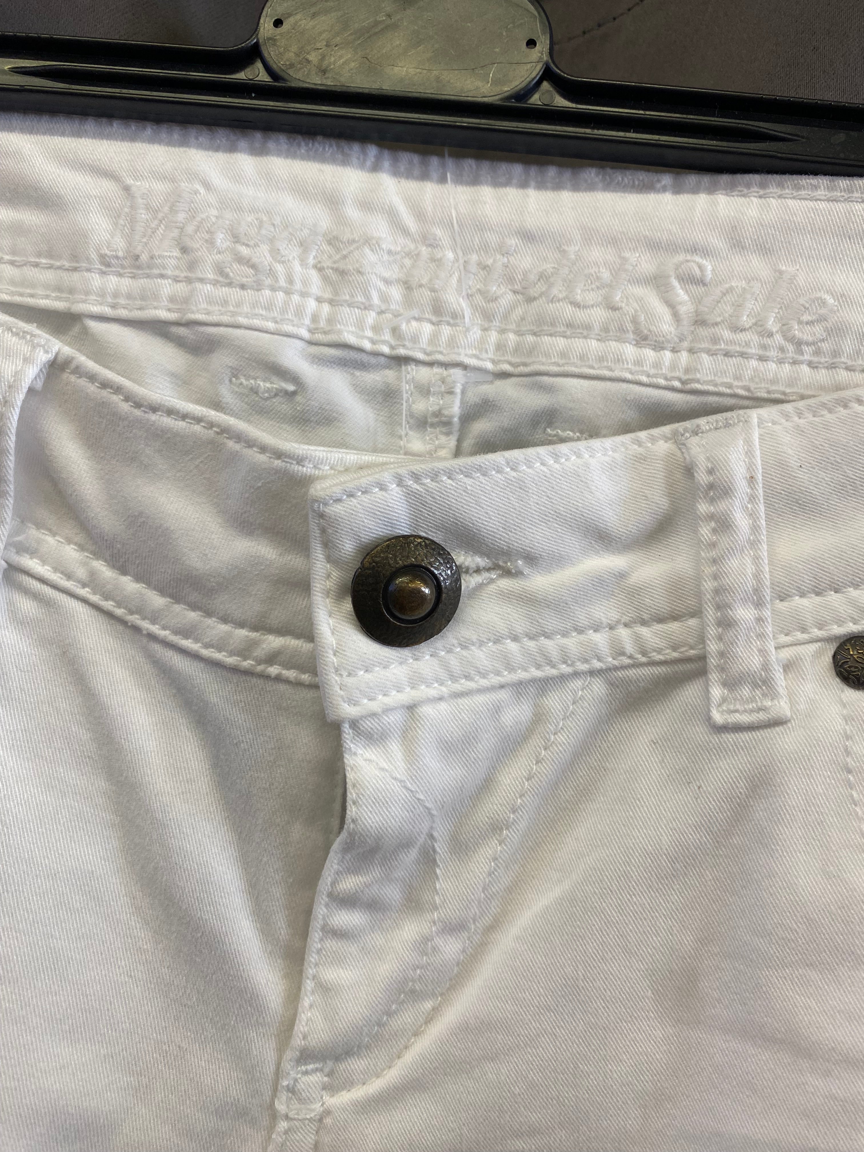 Custom White Salt Warehouse Jeans - Women's Medium | R3BORN