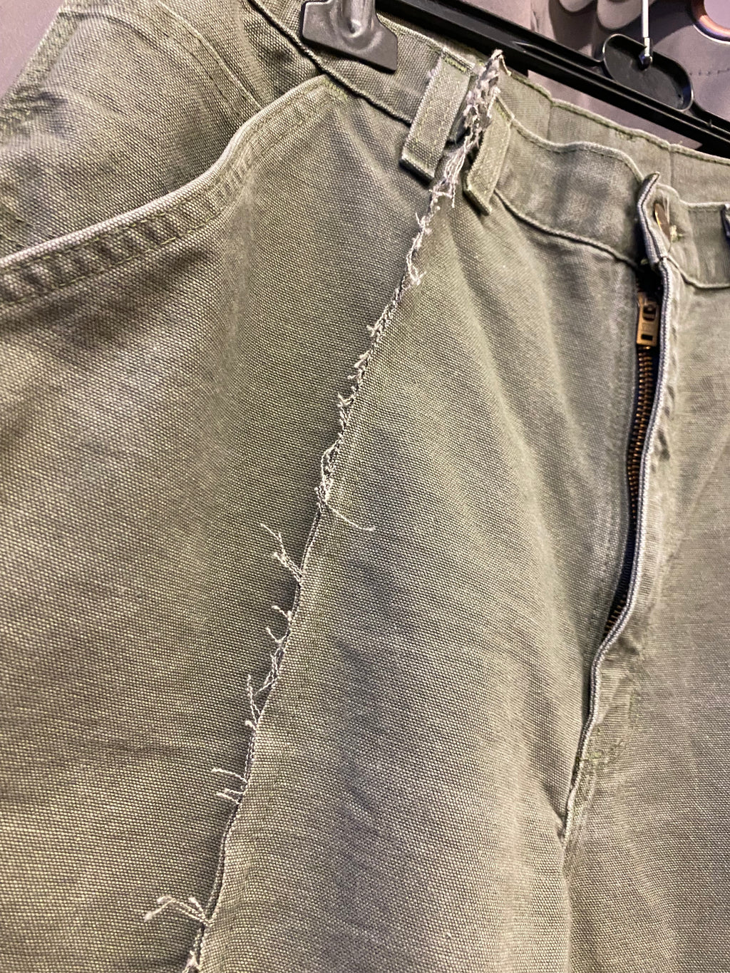 Jeans Baggy Carhartt Carpenter Custom Cachi Uomo M | R3BORN