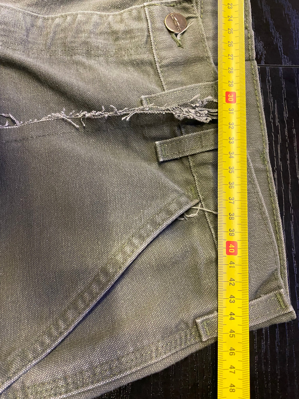 Jeans Baggy Carhartt Carpenter Custom Cachi Uomo M | R3BORN