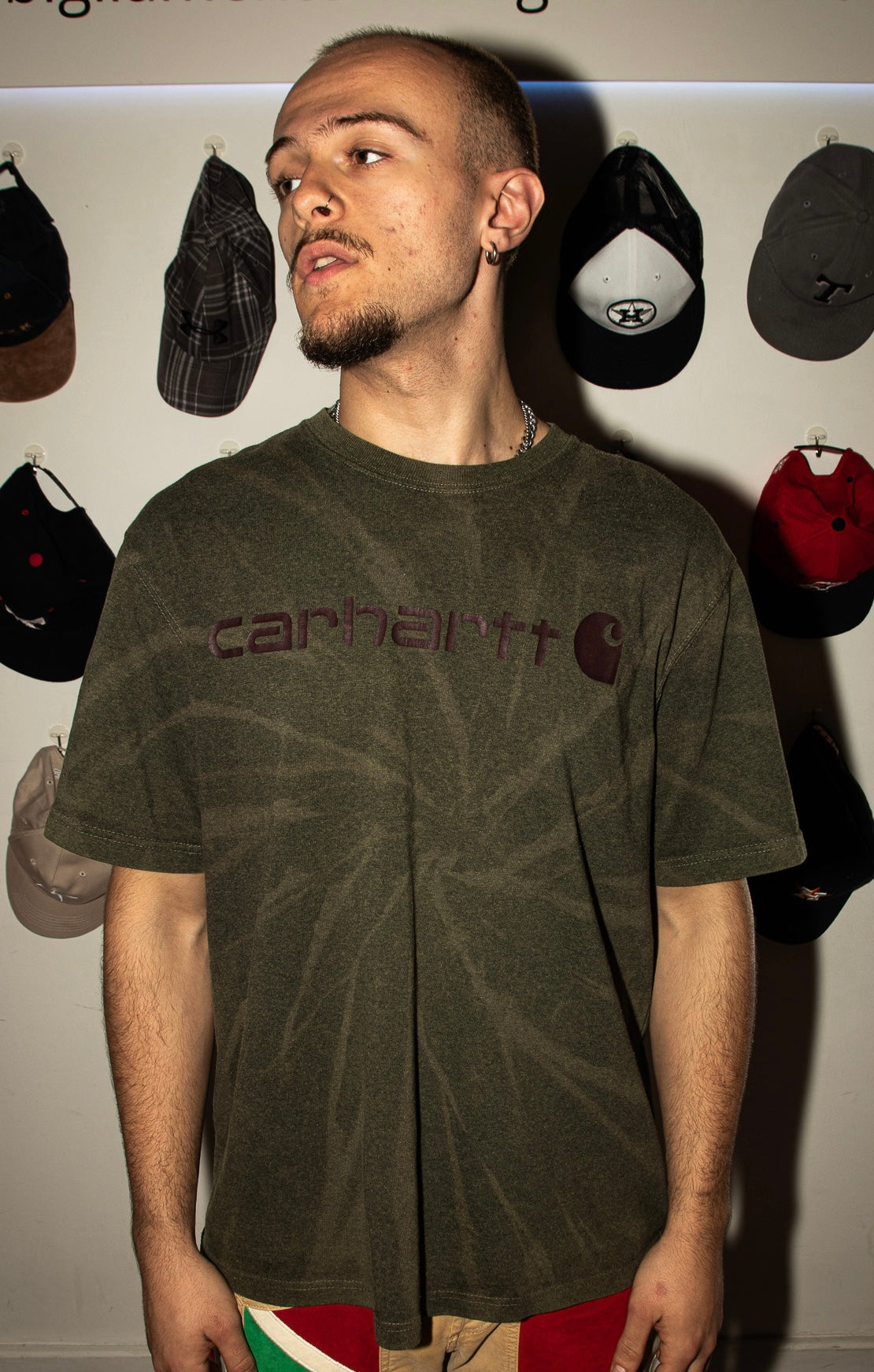 T-shirt Carhartt Tie Dye Custom - L uomo | R3BORN