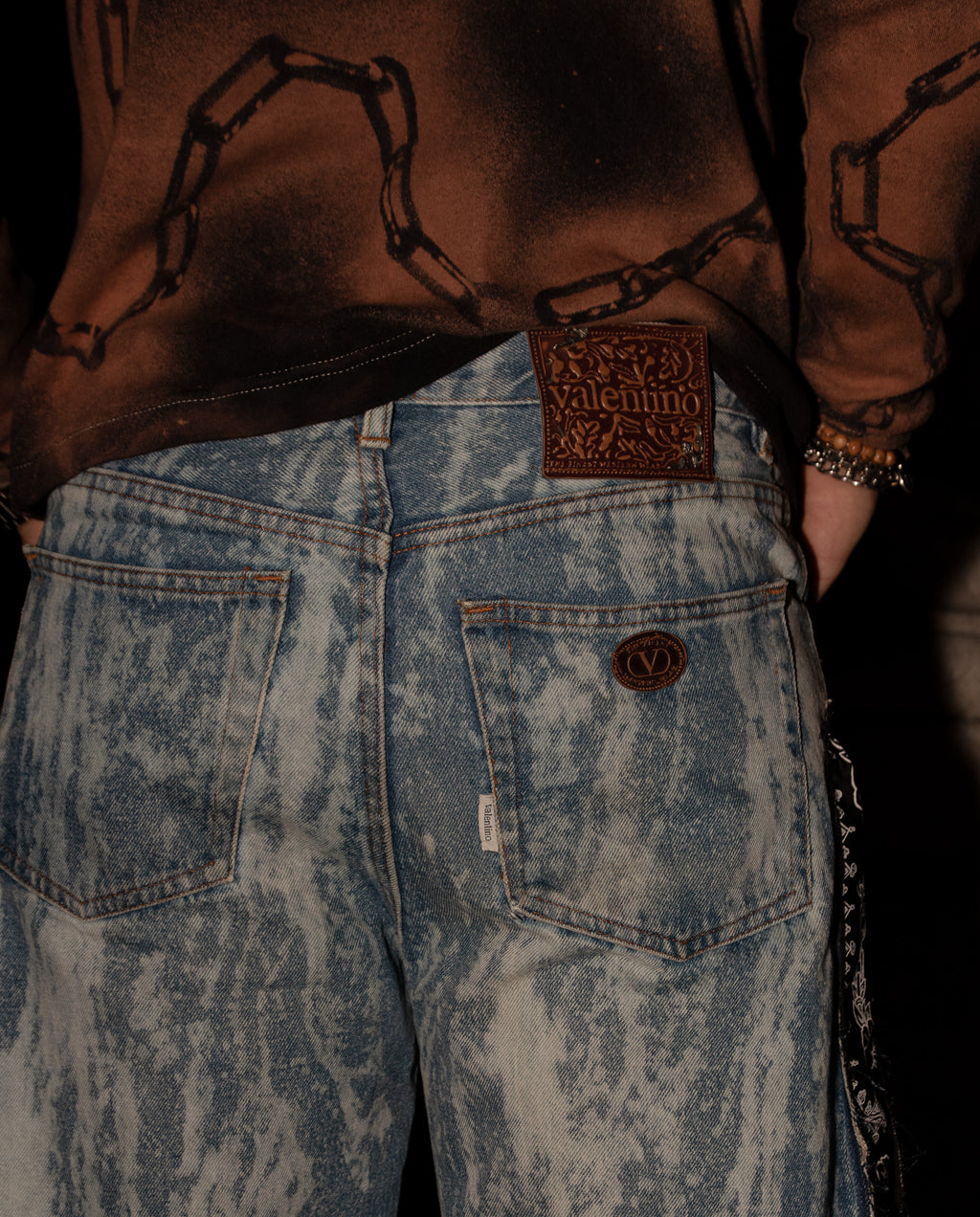 Jeans flare vintage Valentino Custom (M)