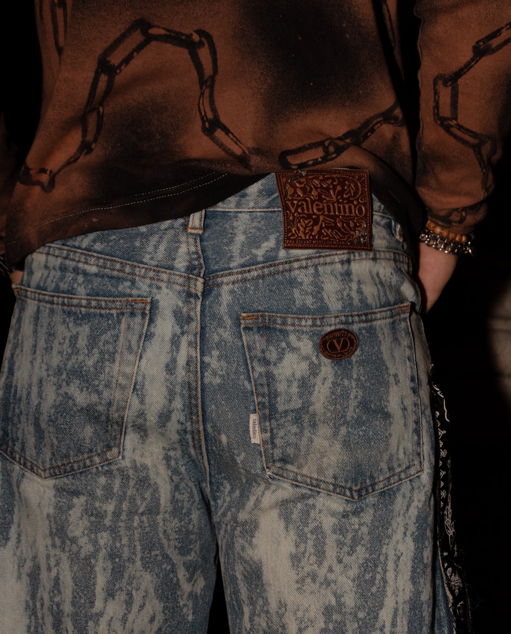 Jeans flare vintage Valentino Custom (M)