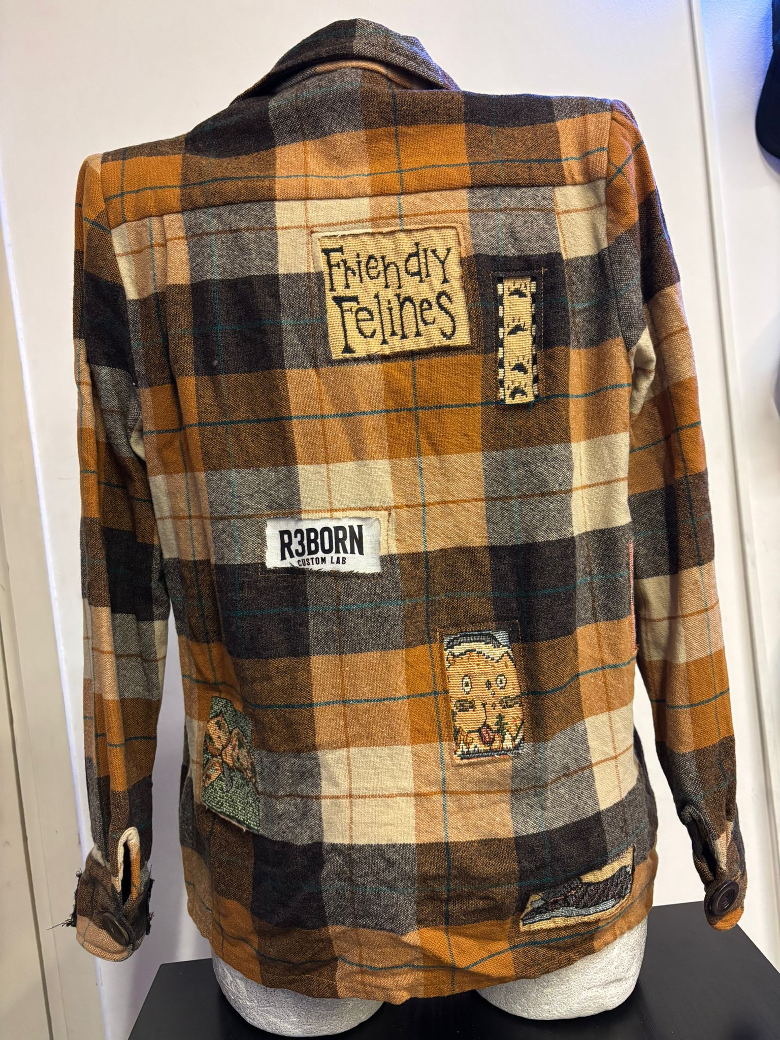 Camicia sartoriale in lana Custom donna (M)| R3BORN