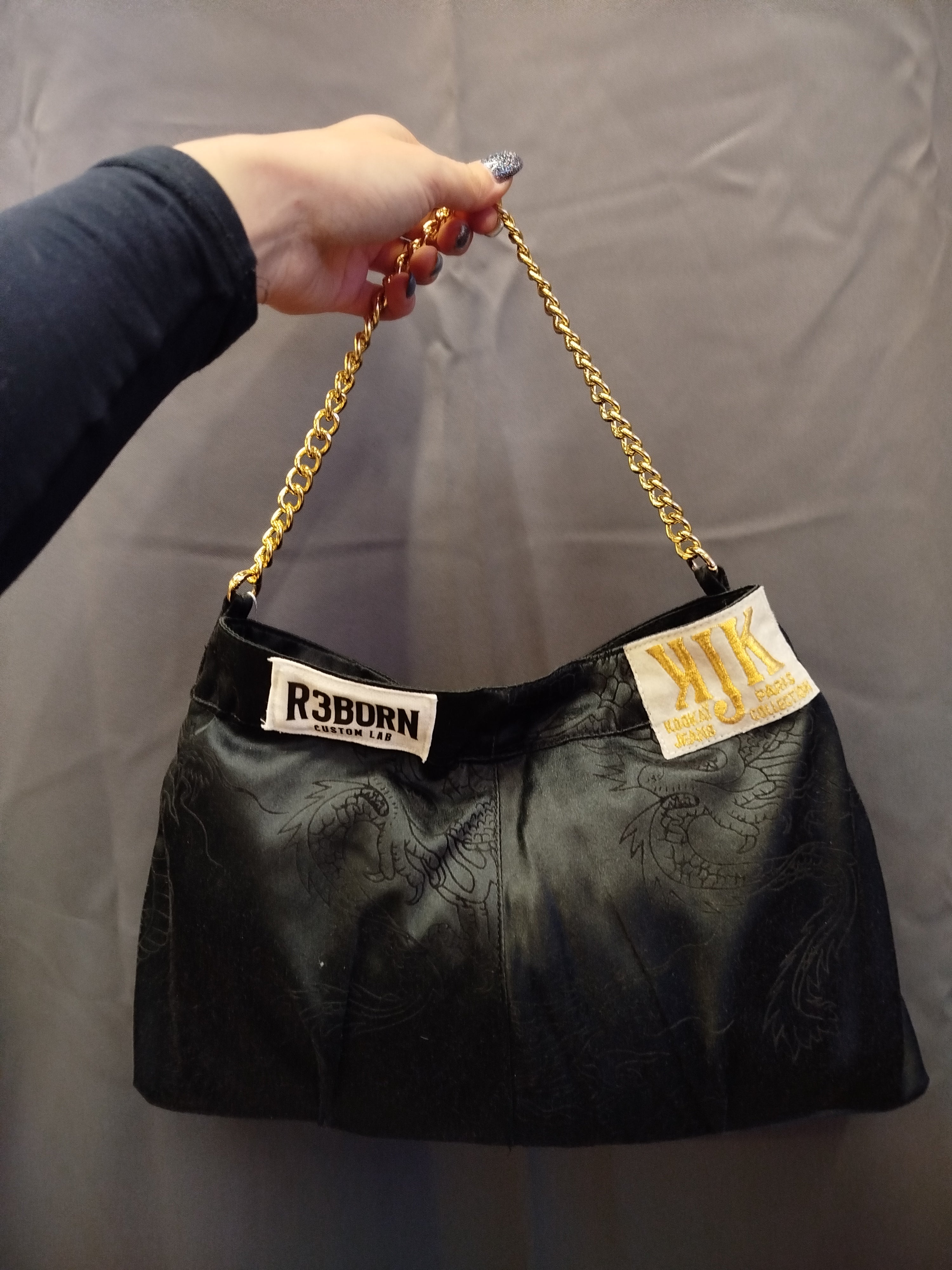 Borsa Kookaï fantasia dragoni custom R3BORN