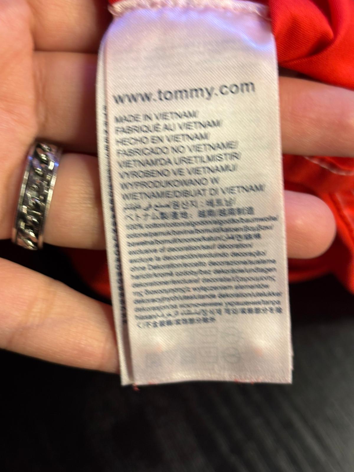 Camicia crop Tommy Hilfiger custom donna (XL) | R3BORN