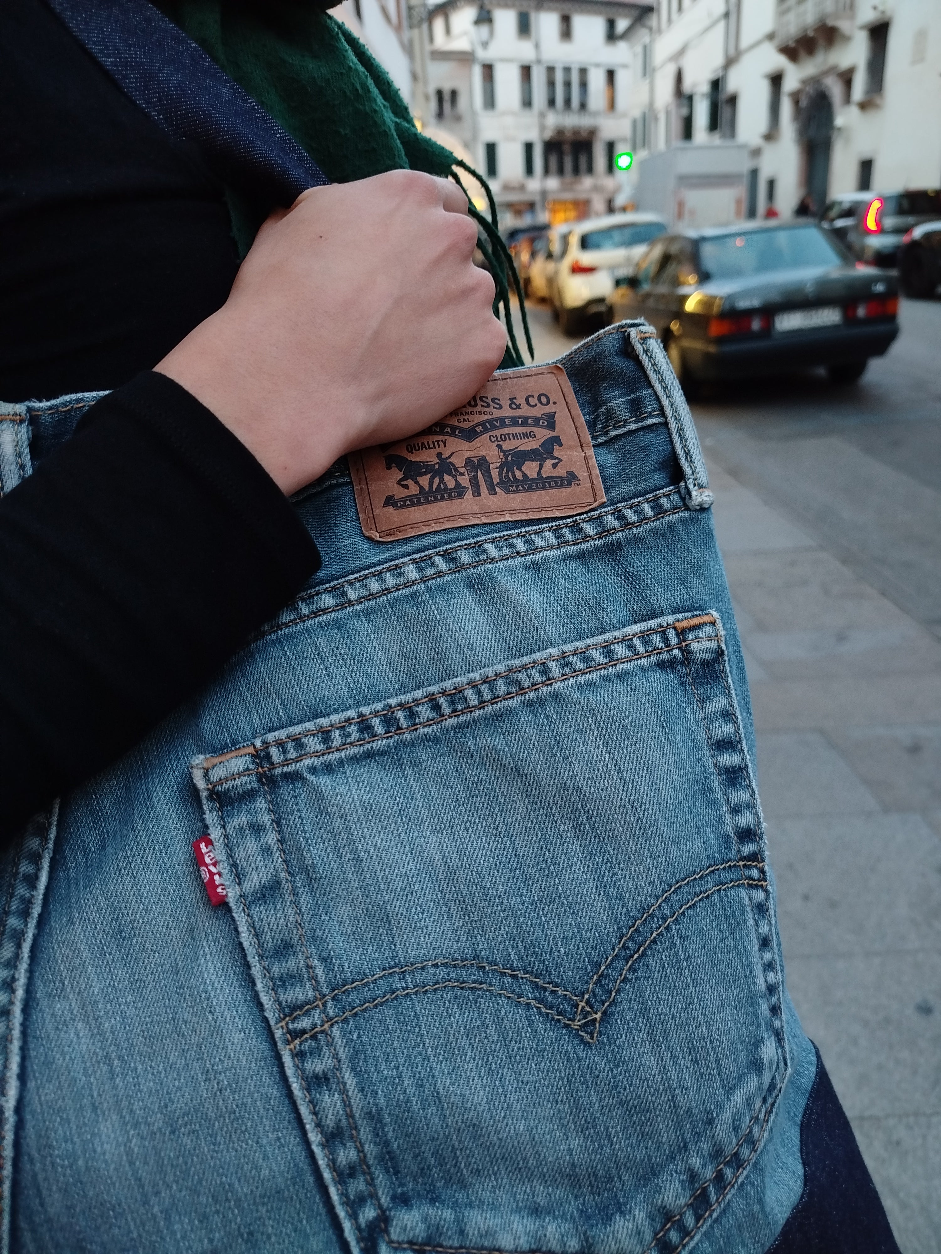 Borsa a spalla Levi's custom R3born