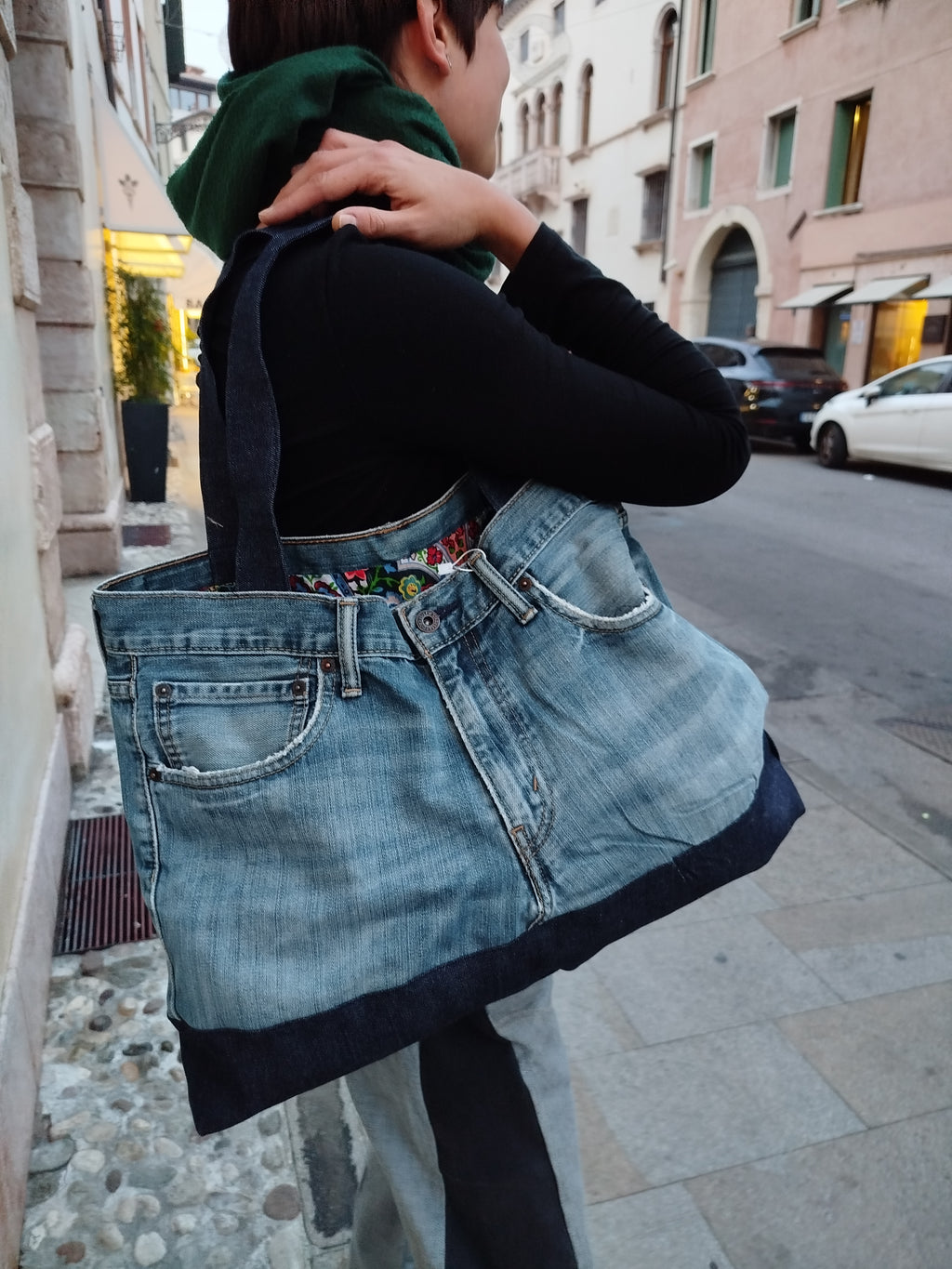 Borsa a spalla Levi's custom R3born