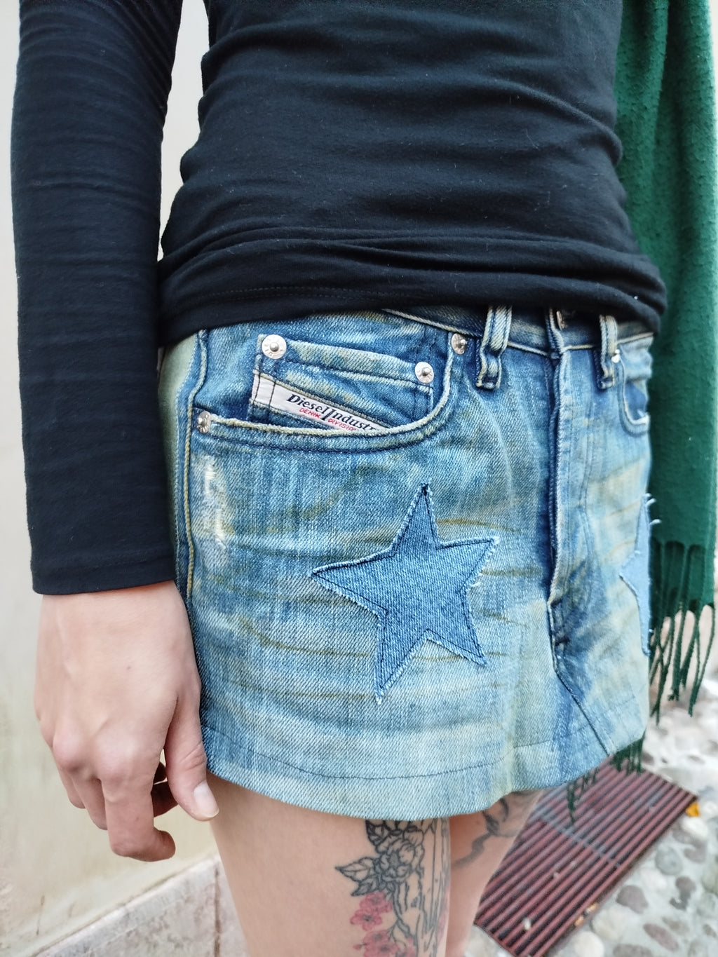 Minigonna Y2k Diesel custom - donna S | R3BORN