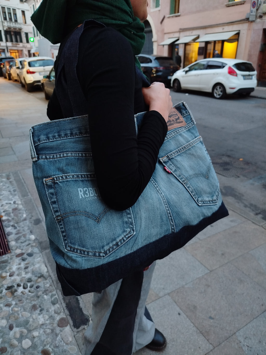 Borsa a spalla Levi's custom R3born