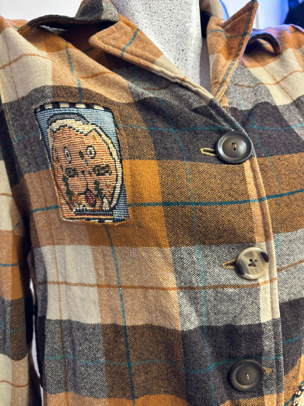 Camicia sartoriale in lana Custom donna (M)| R3BORN