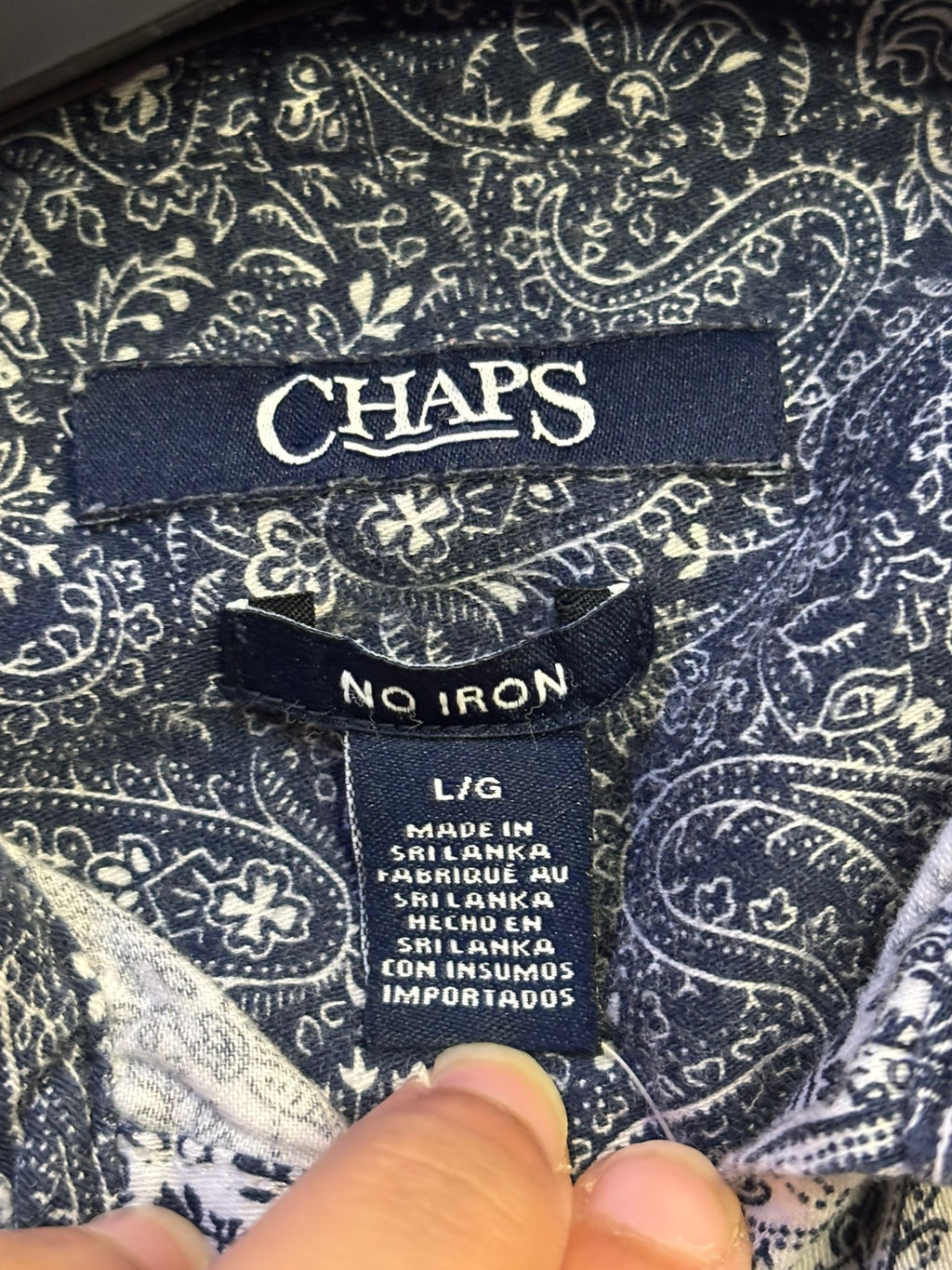 Camicia CHAPS crop custom donna (M) |R3BORN