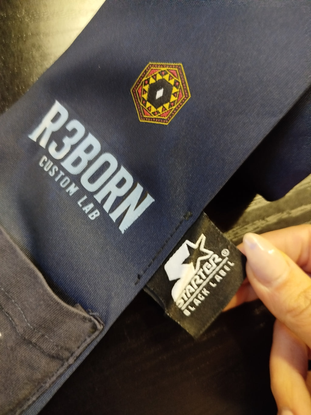 Commodore custom Starter black Label tie | R3BORN