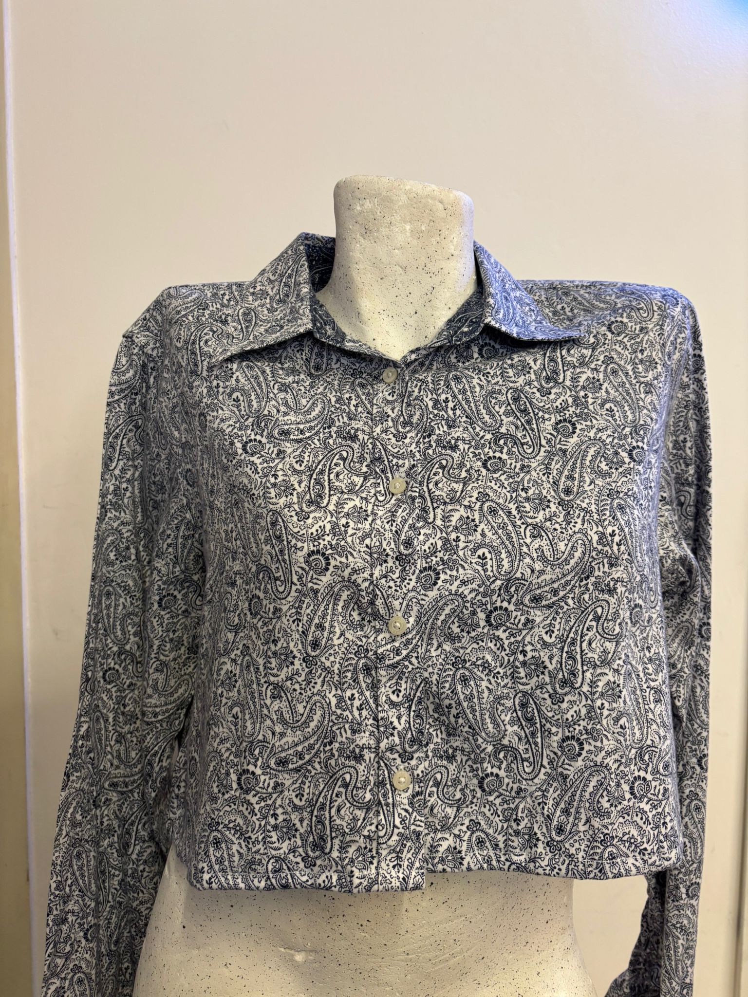 Camicia CHAPS crop custom donna (M) |R3BORN